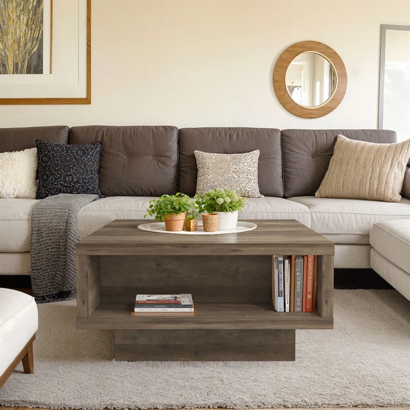 Rustic Square Coffee Table